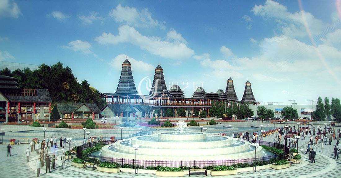 贵州多彩文化万象旅游城策划规划、设计案例