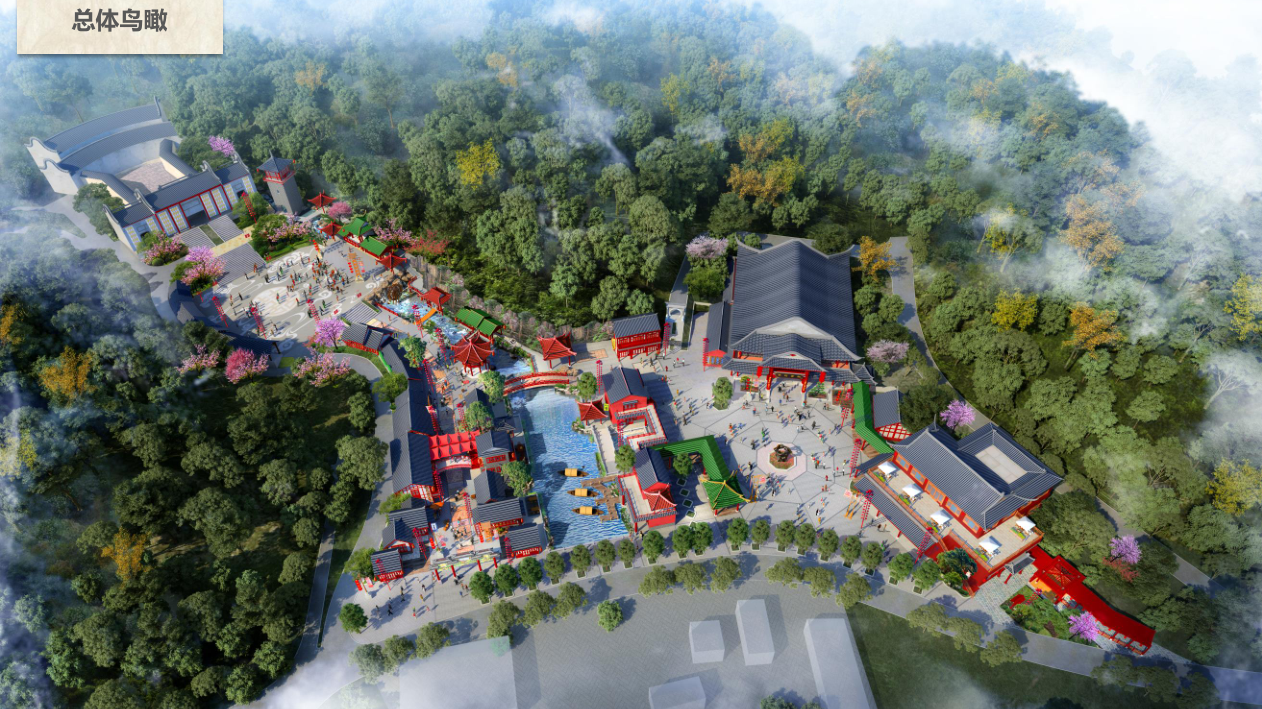 龙凤山庄清明上河街区景区升级概念方案